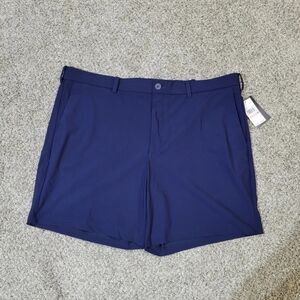 Callaway Mens Size 40 Golf Shorts Blue Stretch Performance UPF 50, 7" Inseam NWT